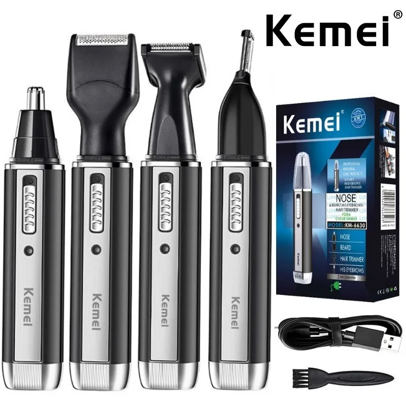 Grooming Men'S Eyebrows - Kemei 4-in-1-Trimmer für Männer, elektrischer Nasen-