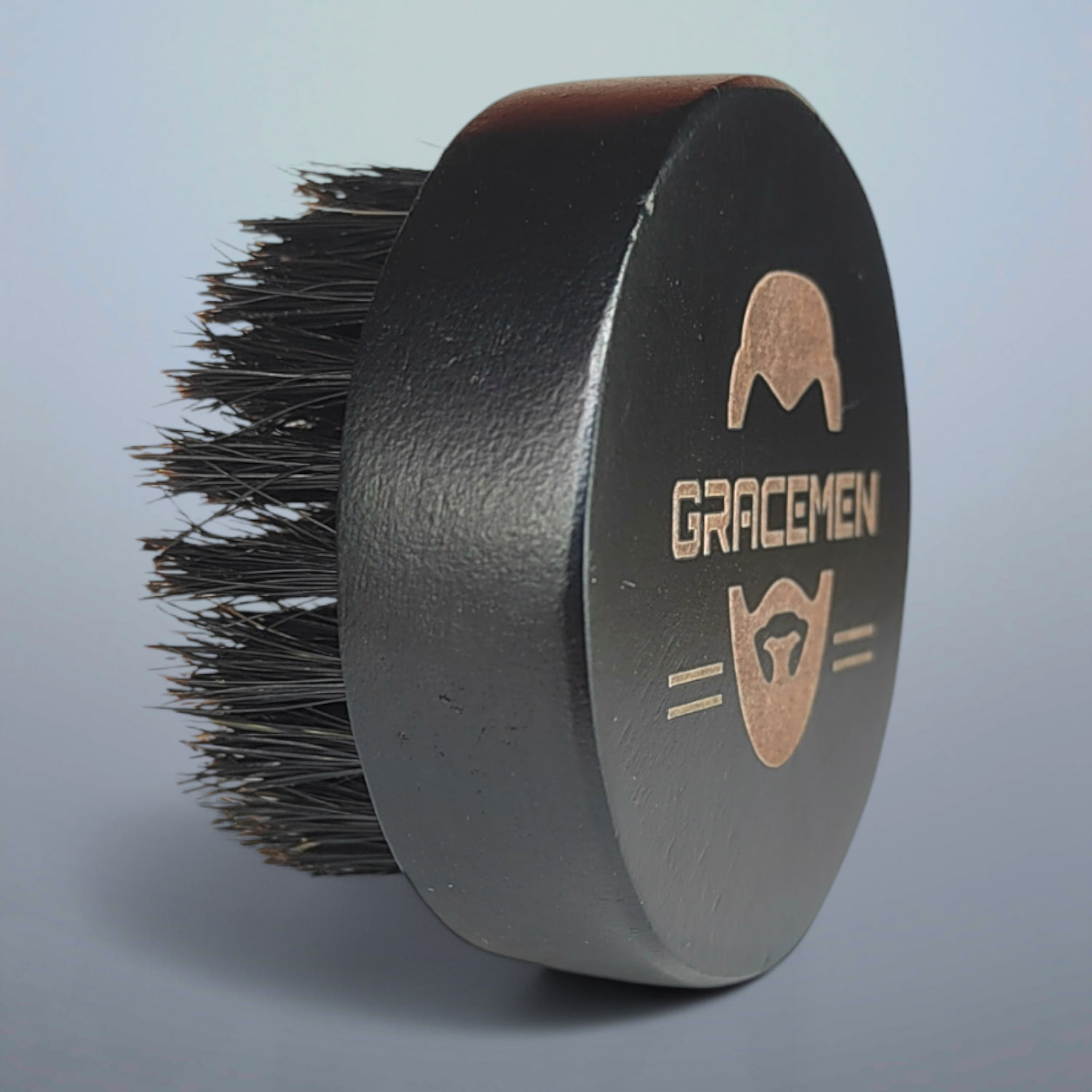 Men'S Grooming Facial - Runde Bartbürste für Männer – 100