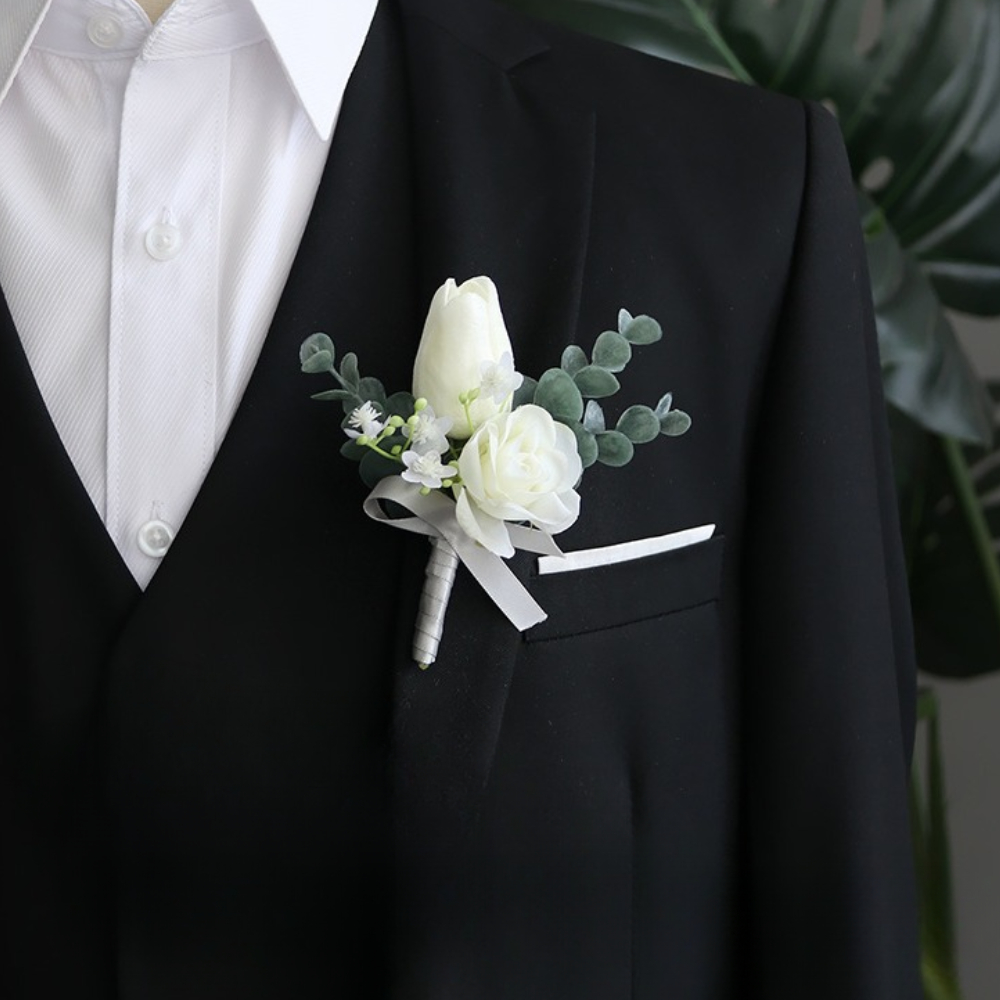 Men'S Grooming For Marriage - Bräutigam-Boutonniere, Hochzeitsdekoration für Männer, Hochzeitszubehör für