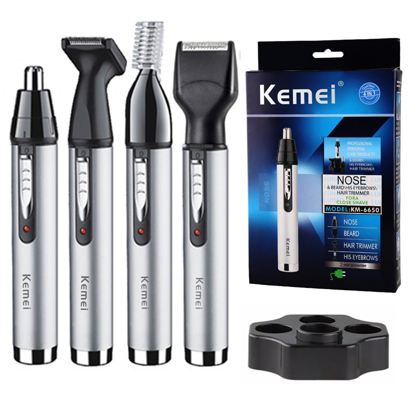 Grooming Men'S Eyebrows - Kemei wiederaufladbarer All-in-One-Haarschneider für Männer/Frauen, Pflegeset,