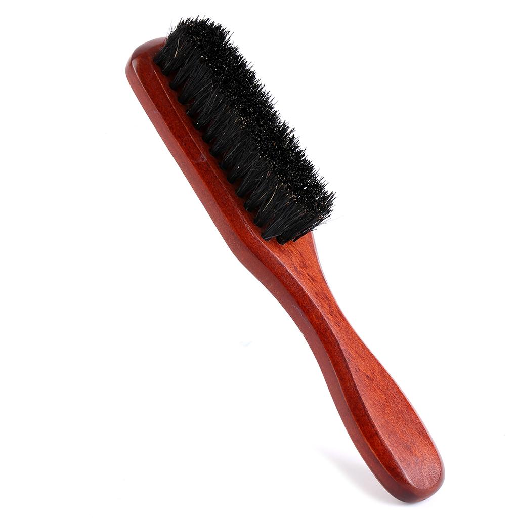 Men Grooming Home - Bartbürste für Männer Holzborstenbürste Bartpflege-Kamm Haarstyling-Set