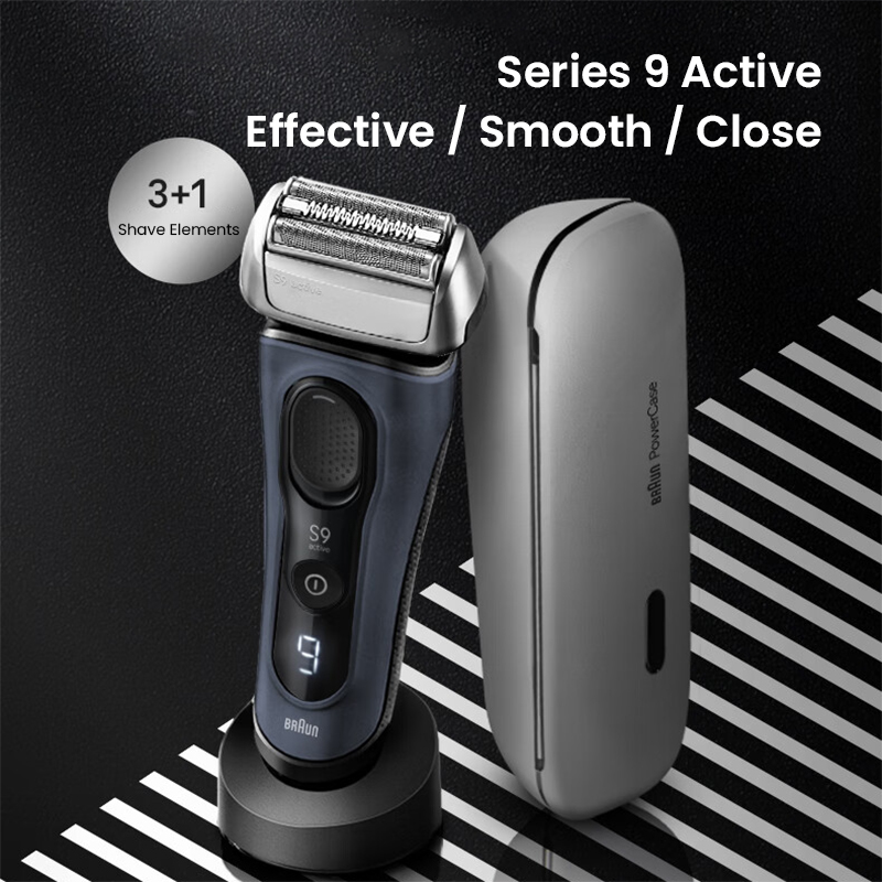 Men Grooming Products For Face - Braun S9 Active 9023s Elektrorasierer 110–240