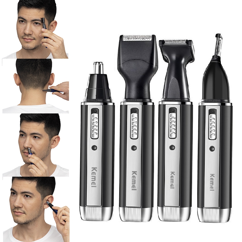 Men'S Grooming Facial - Kemei wiederaufladbarer elektrischer All-in-One-Haarschneider für Männer,