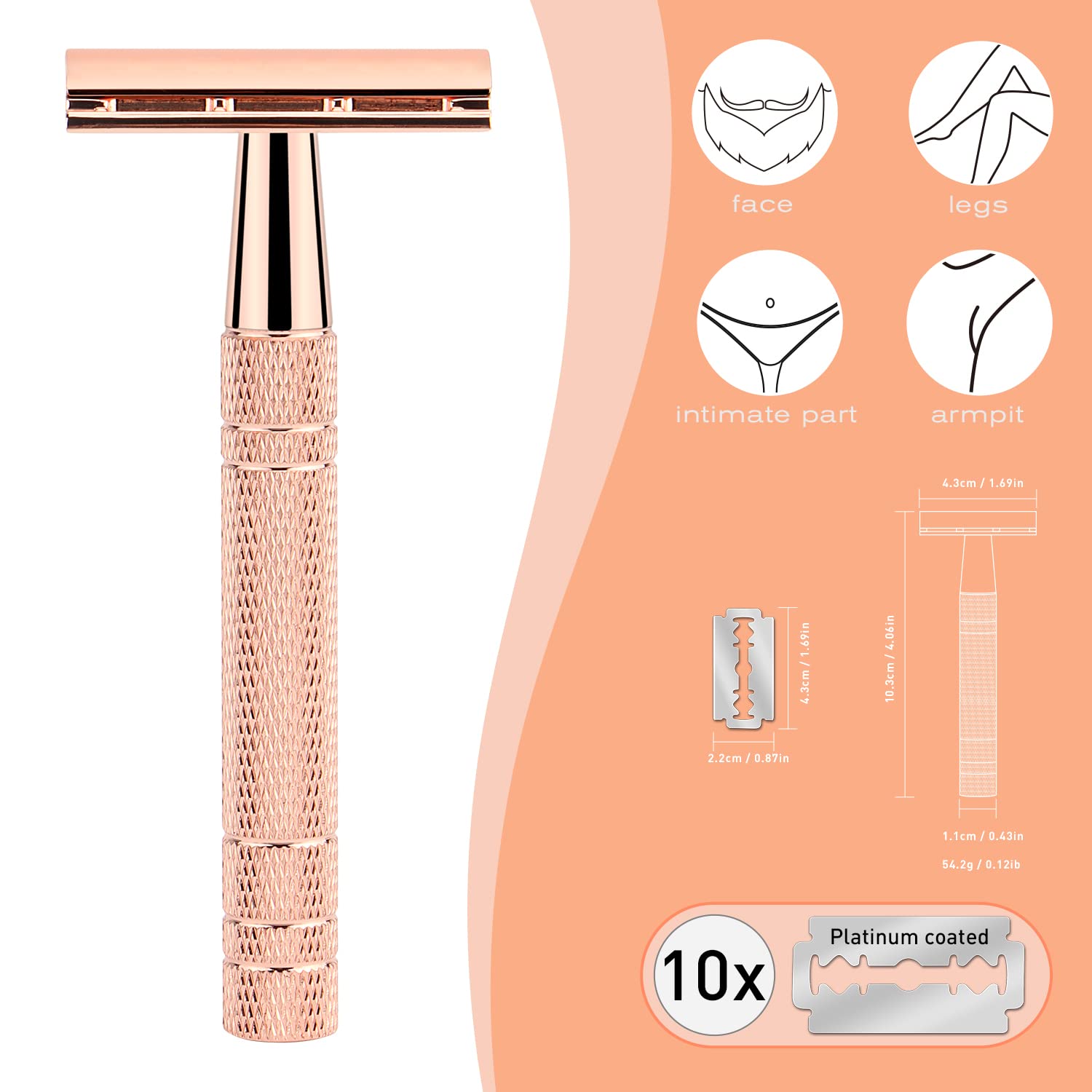 Wieder verwendbarer Doppelkant – Straight Razor Safety Bewertung und Preis