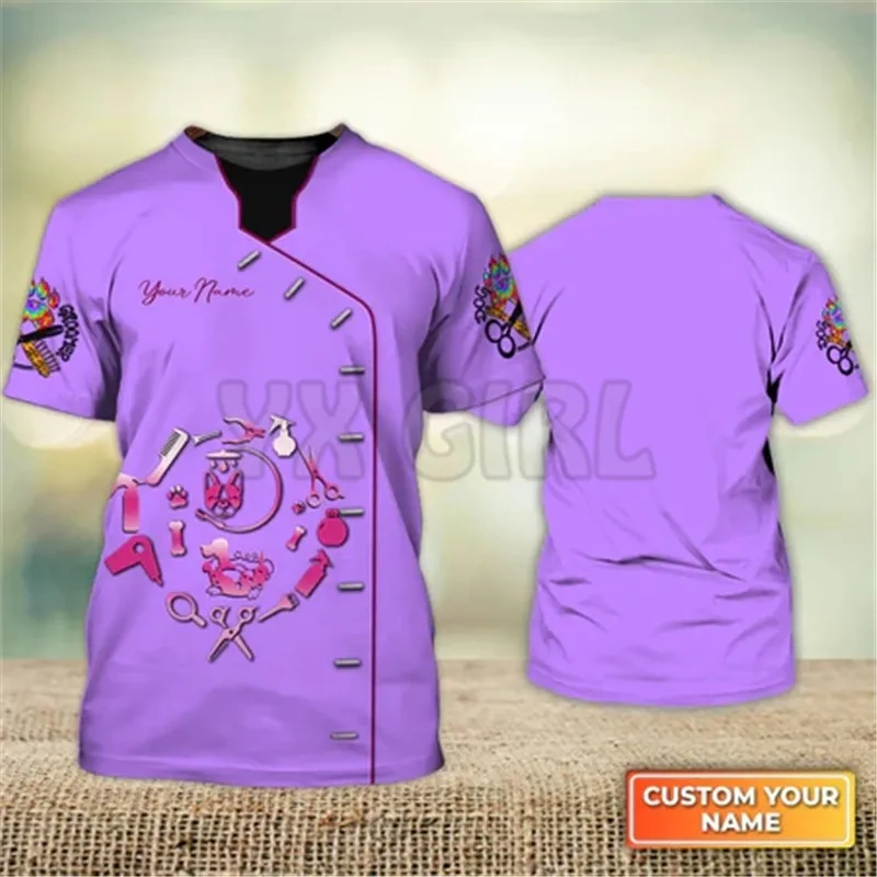 Sommer-Hundegroomer 3D-T-Shirt – Men Grooming Usa Bewertung und Preis
