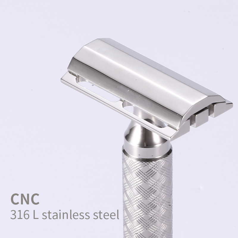CNC 316L Edelstahl Doppelschne – Straight Razor Safety Bewertung und Preis