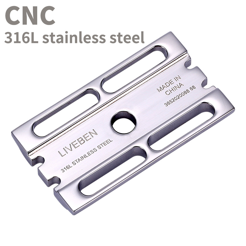CNC 316L Edelstahl Doppelschne – Straight Razor Safety Bewertung und Preis