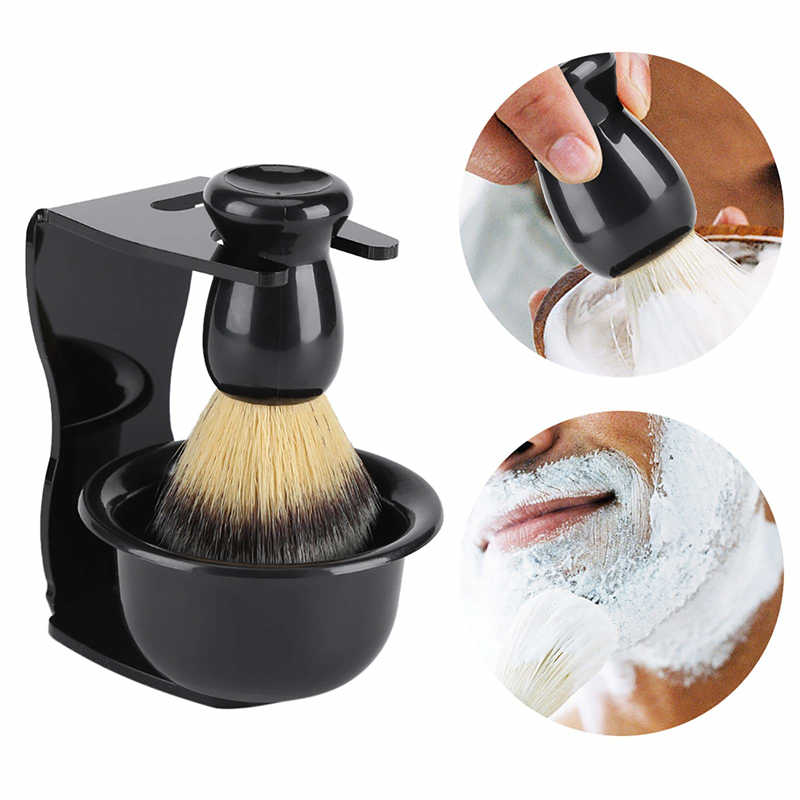 Rasierpinsel und Schüssel mit  – Men'S Grooming Facial Bewertung und Preis