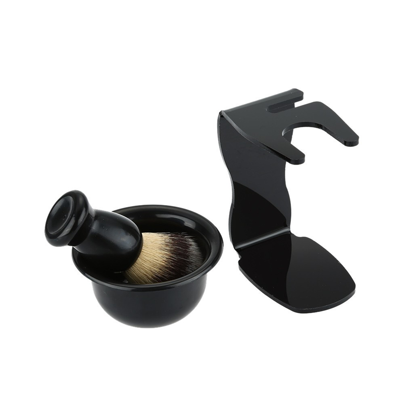 Rasierpinsel und Schüssel mit  – Men'S Grooming Facial Bewertung und Preis