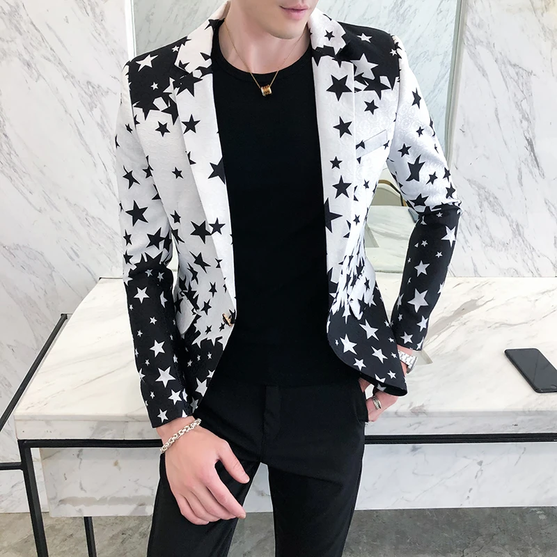 Sternenmuster Slim Fit Blazer  – Mens Grooming Brand Bewertung und Preis
