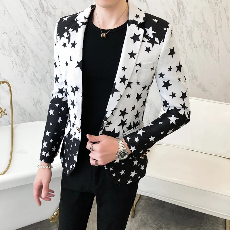 Sternenmuster Slim Fit Blazer  – Mens Grooming Brand Bewertung und Preis