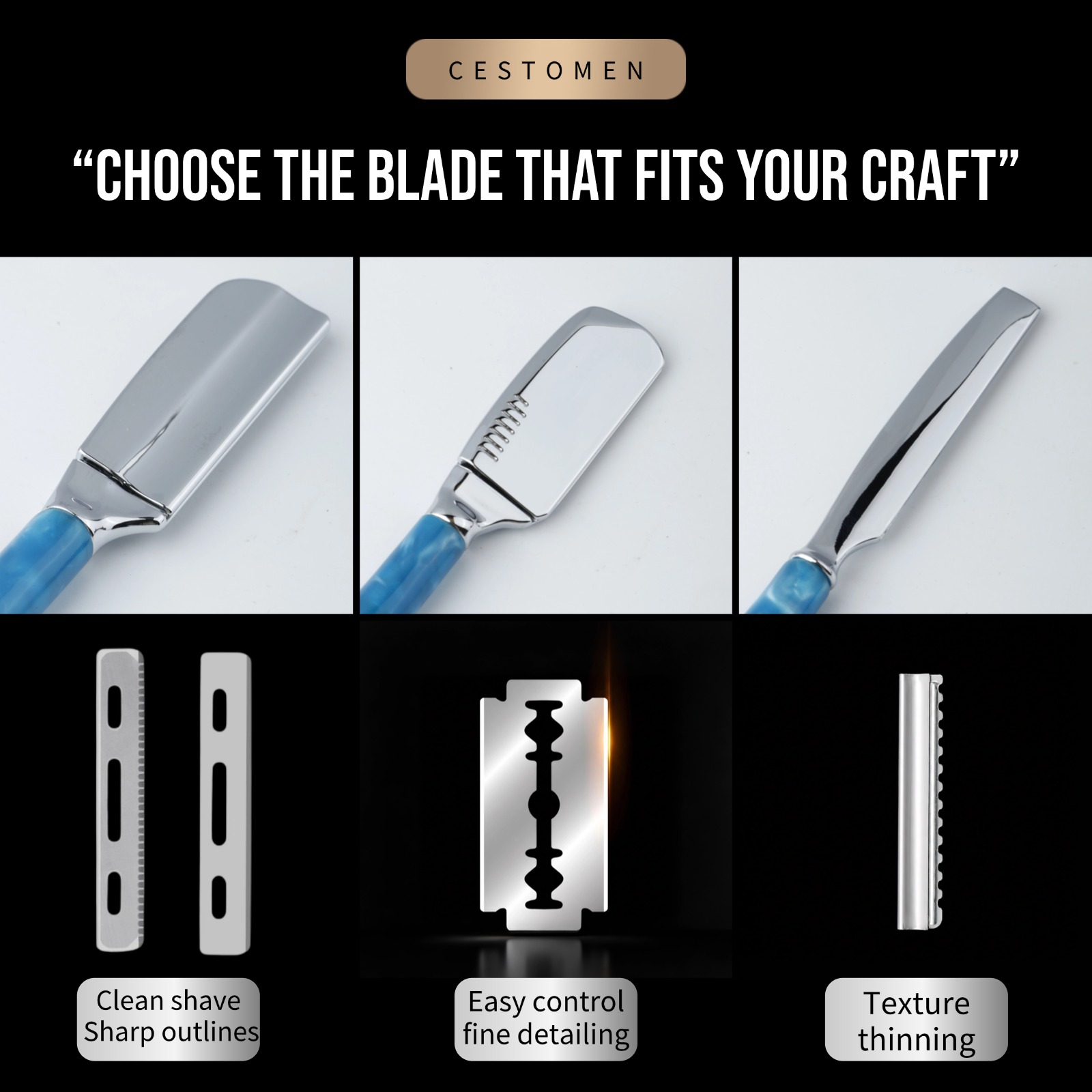 1 Stück Professioneller Rasier – Straight Razor Safety Bewertung und Preis
