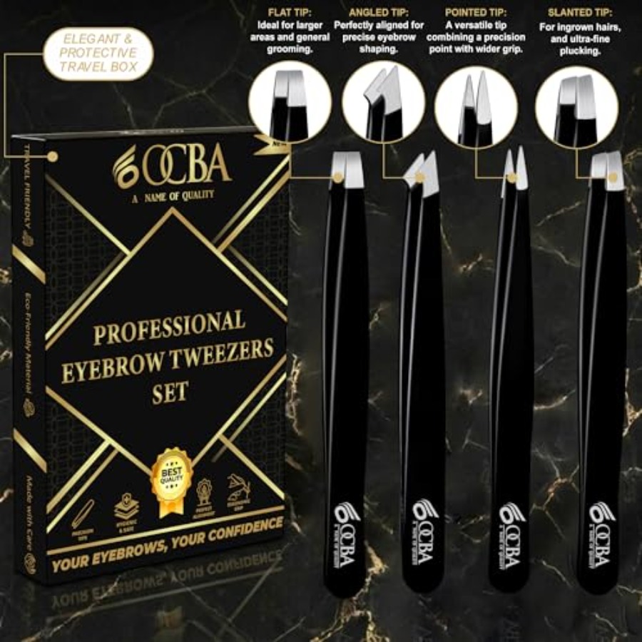 4-teiliges Pinzetten-Set für G – Men'S Grooming Facial Bewertung und Preis