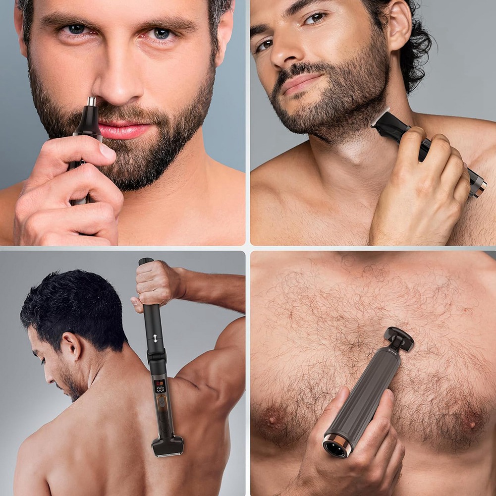 【RABATT】Elektrischer Rückenras – Men'S Grooming Facial Bewertung und Preis